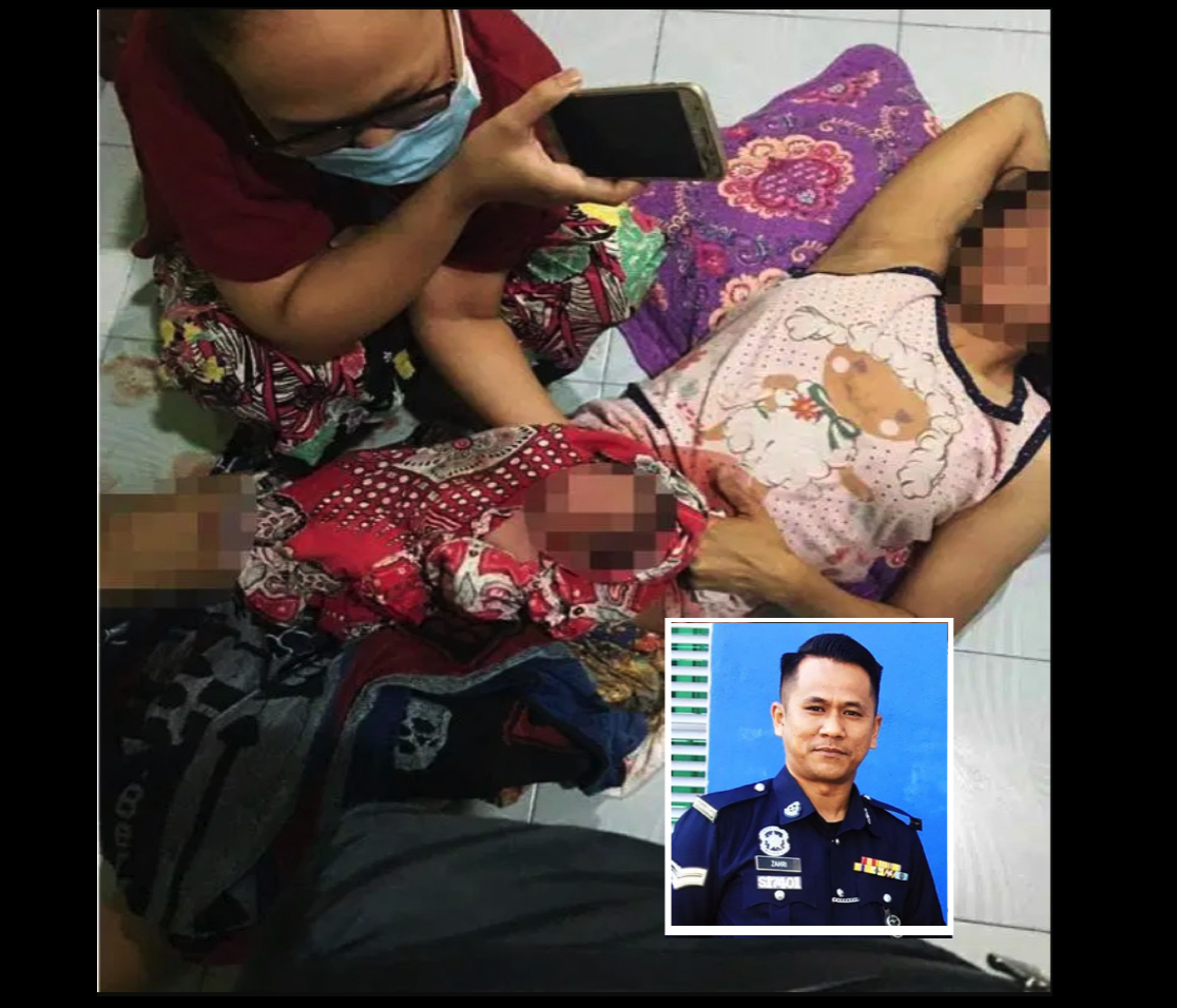 nangtime.com - Polis Jadi Bidan Segera, Selamatkan Wanita Mahu Melahirkan Ketika Di Tandas