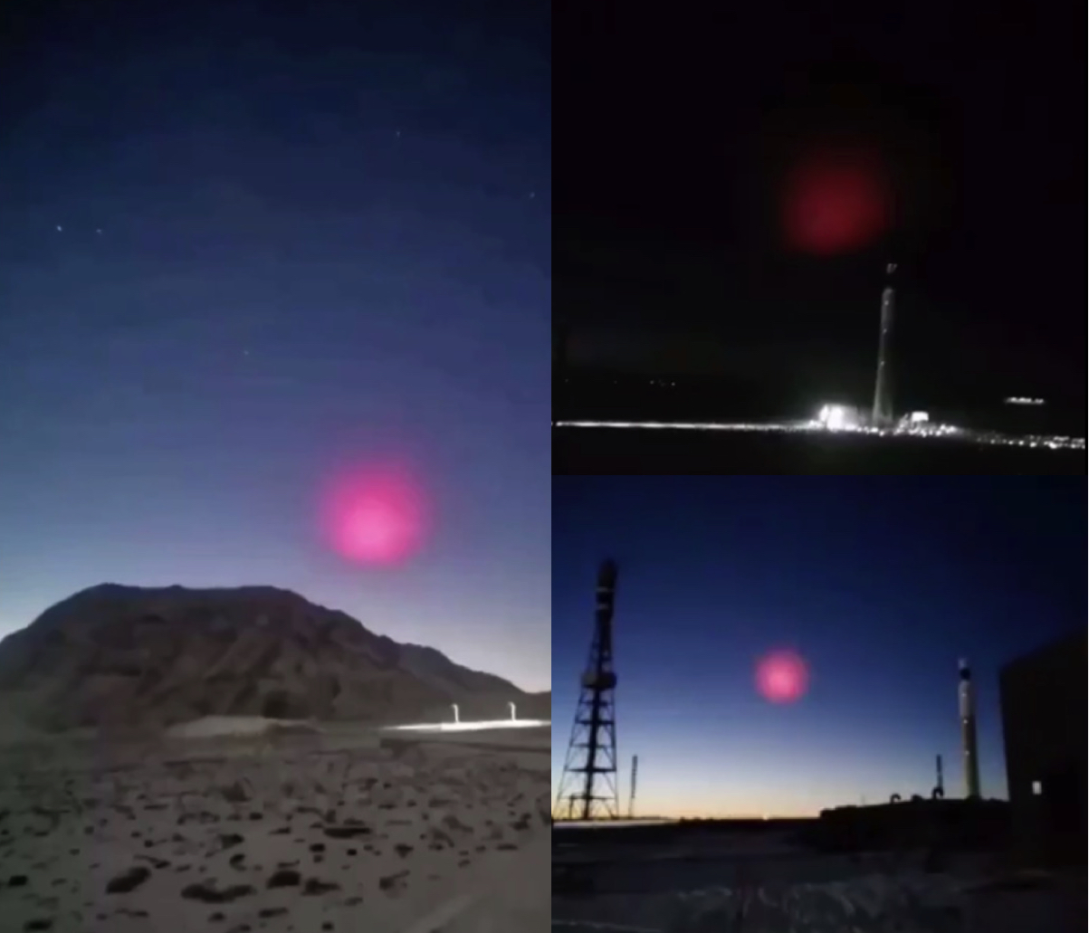 nangtime.com - Gempar Kemunculan Objek Bercahaya Pink Di Langit Selama 40 Minit Sebelum Lenyap, Ramai Dakwa Ianya UFO