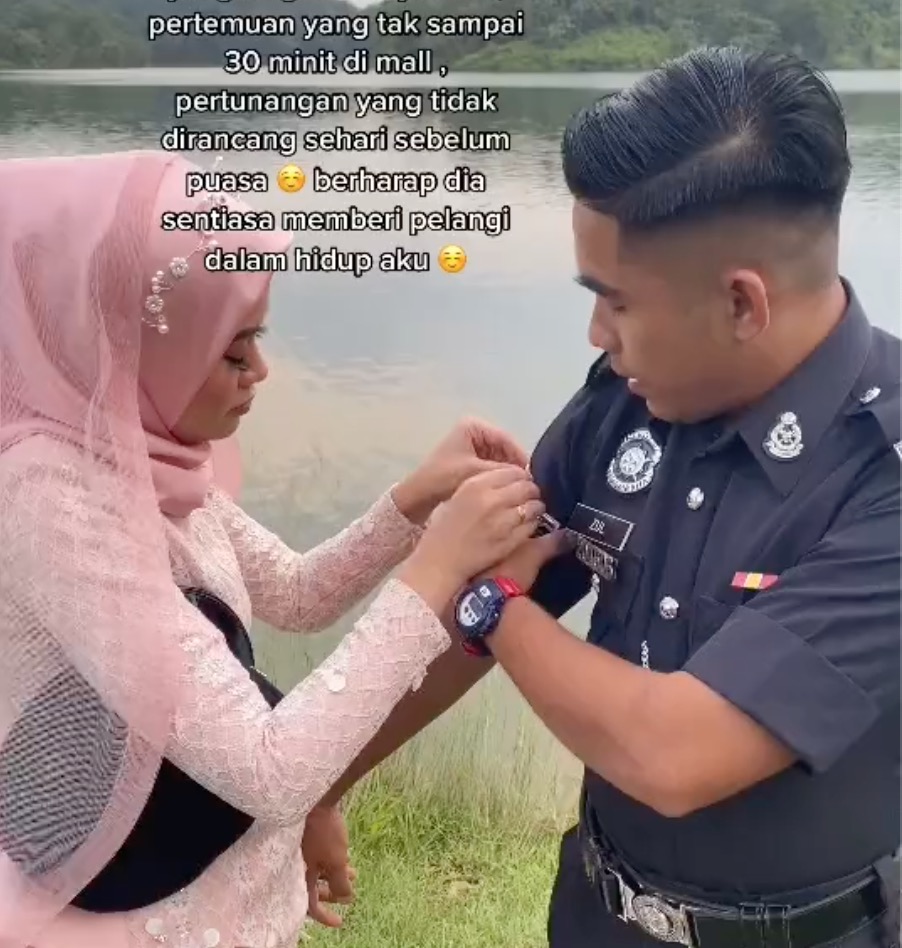 nangtime.com - Tak Serik Kerapkali Kena Tinggal Lelaki Beruniform, Wanita Bersyukur Temu Jodoh Dengan Anggota Polis