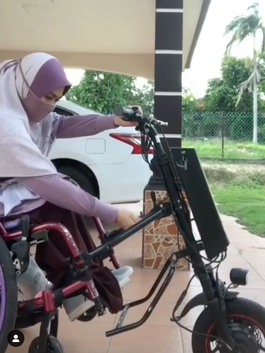 Lumpuh Selepas Kemalangan, Wanita Tetap Bersemangat Dan Cekal Berkerusi Roda , Mampu Hantar Ibu Pergi Umrah
