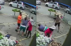 Peniaga Marah Kena Tegur Sebab Meniaga Di Parking Lot, Bertindak Tolak Wanita Hingga Tersungkur - nangtime.com